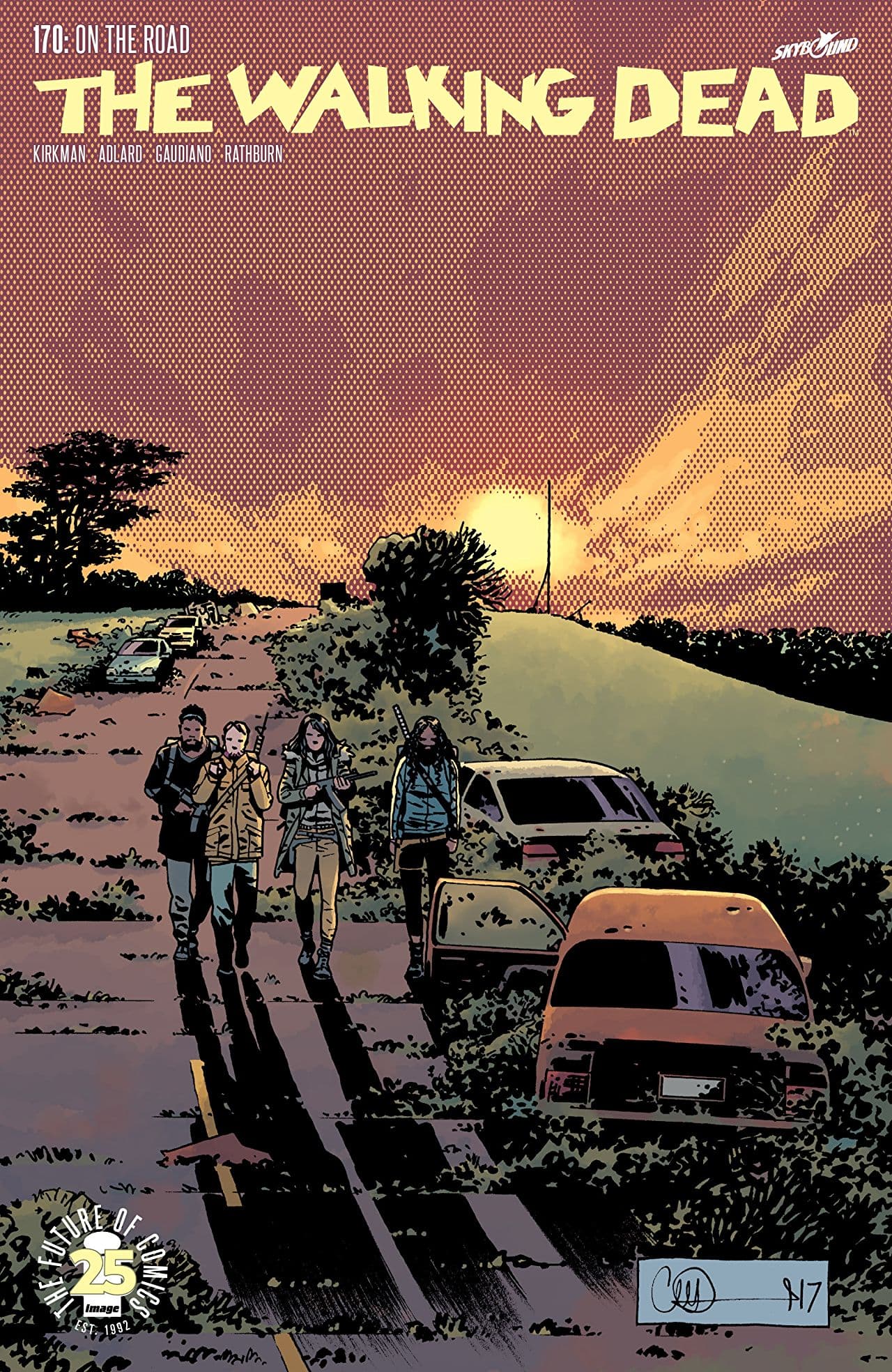 The Walking Dead #170 cover
