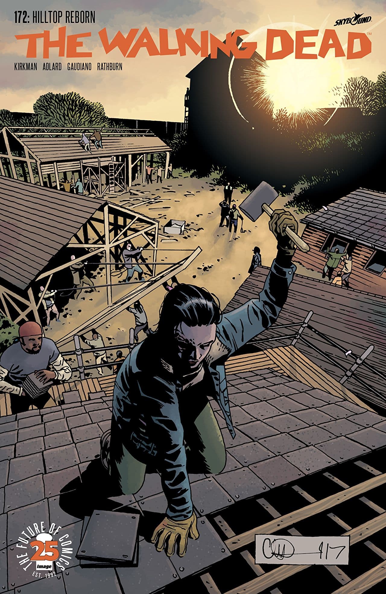 The Walking Dead #172 cover