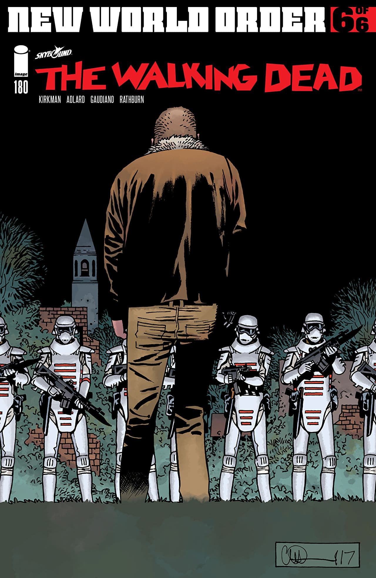The Walking Dead #180 cover