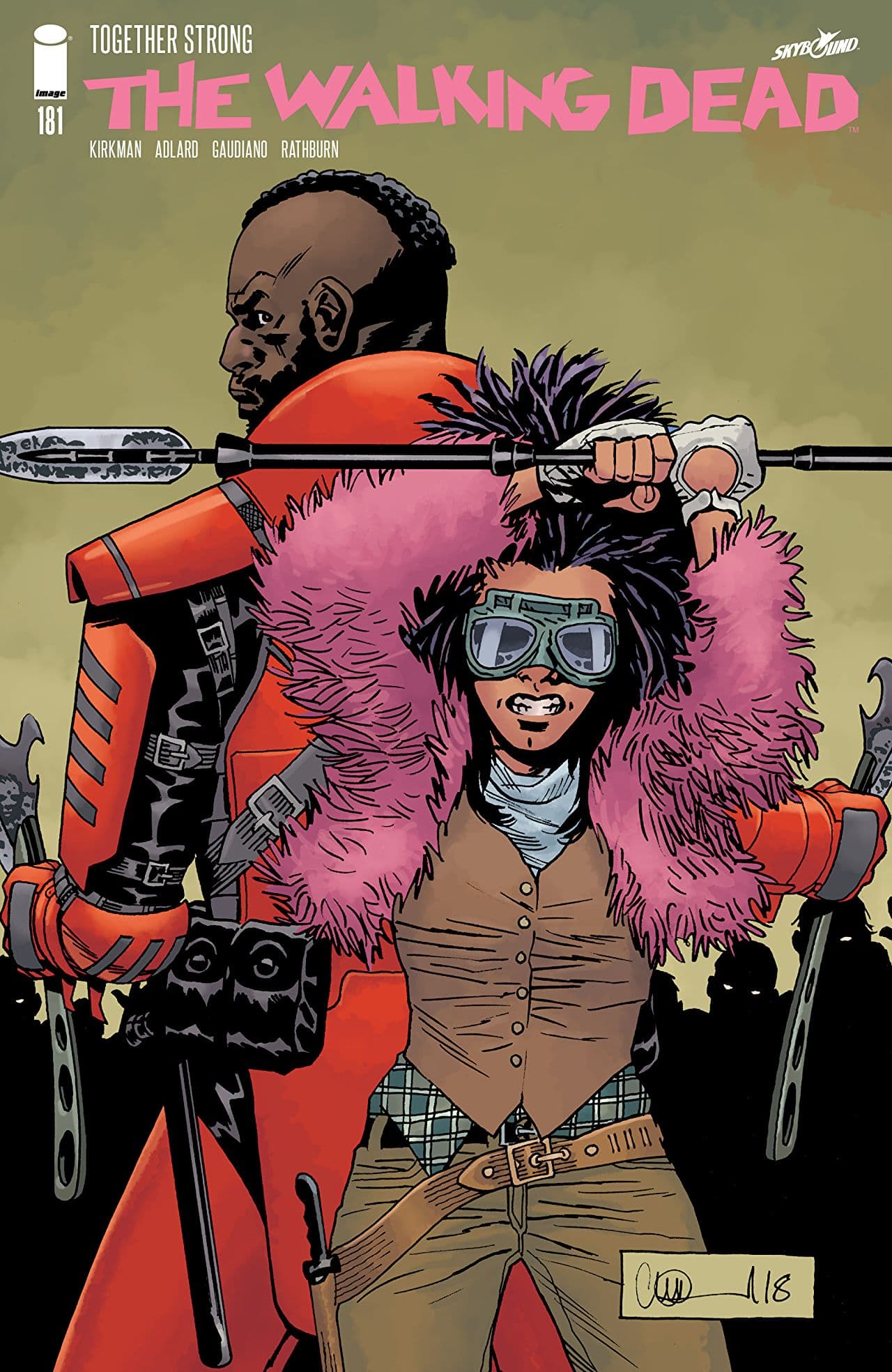 The Walking Dead #181 cover