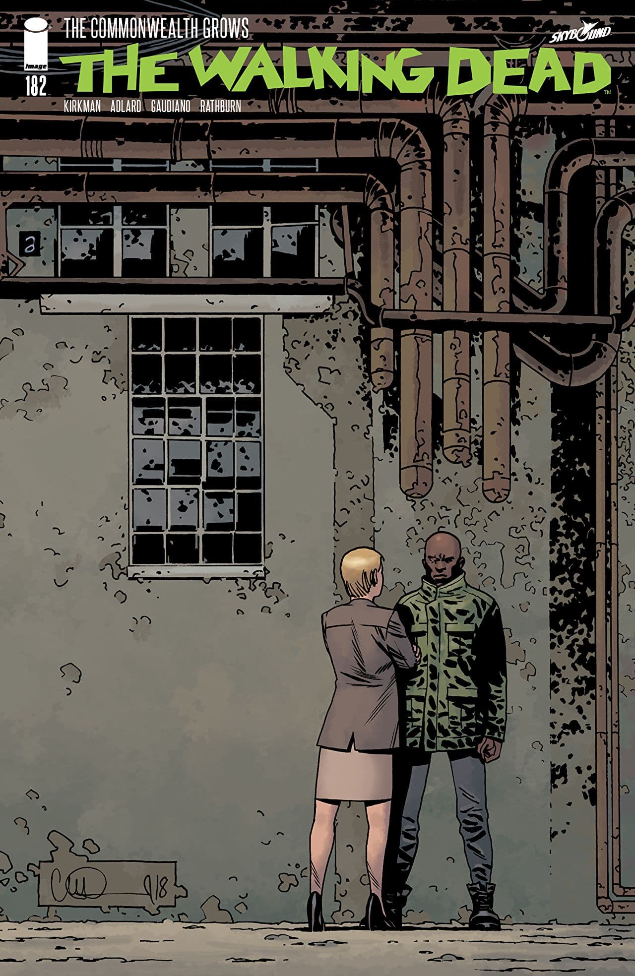 The Walking Dead #182 cover