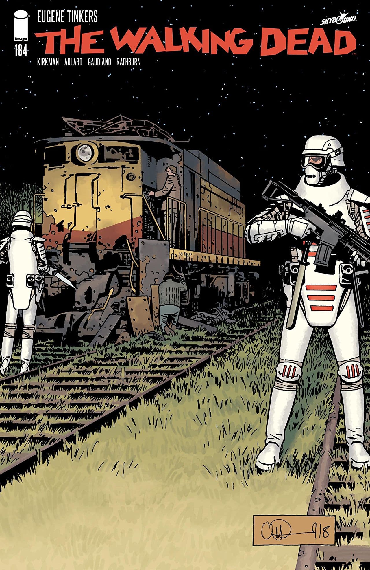 The Walking Dead #184 cover