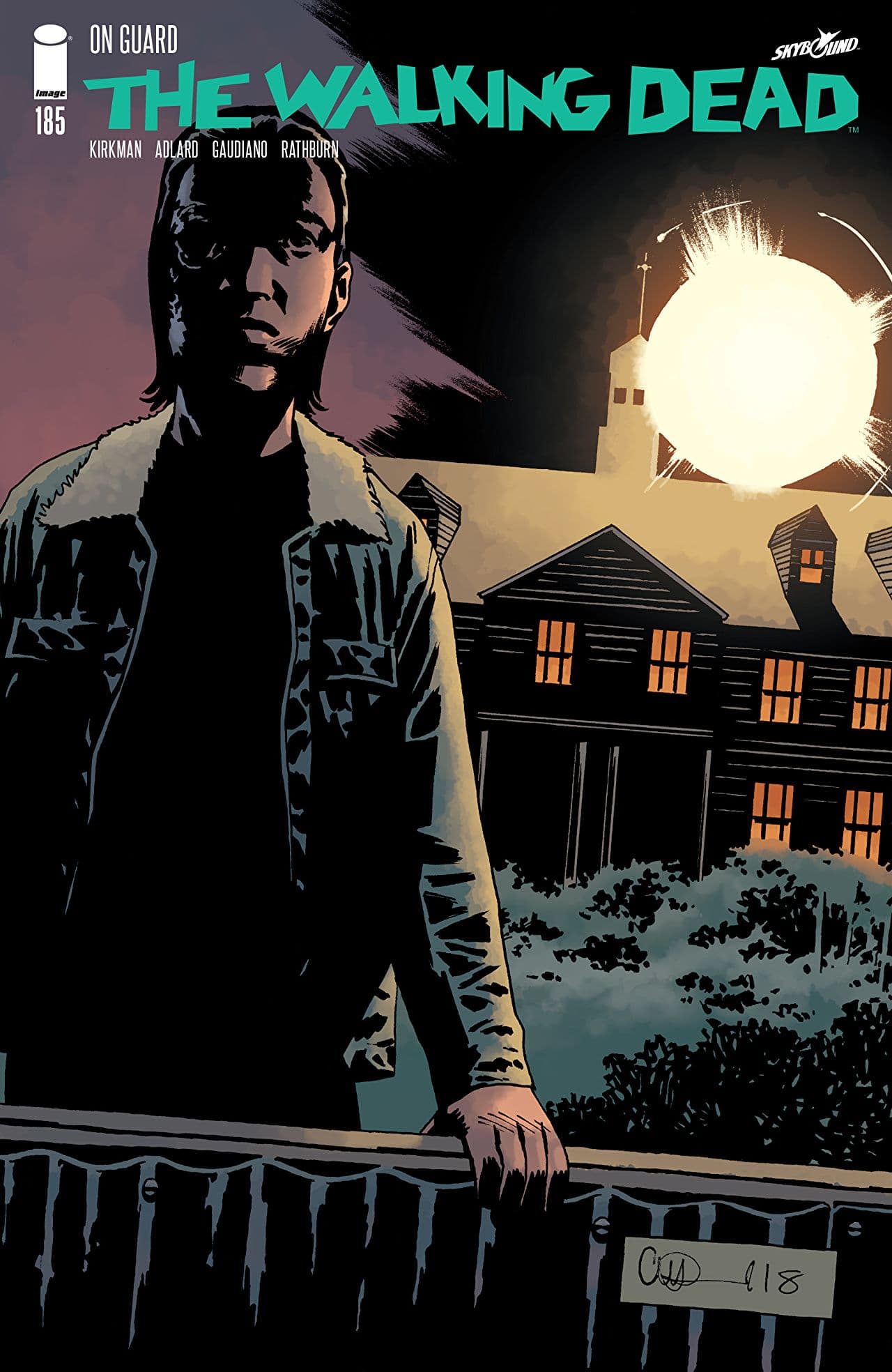 The Walking Dead #185 cover