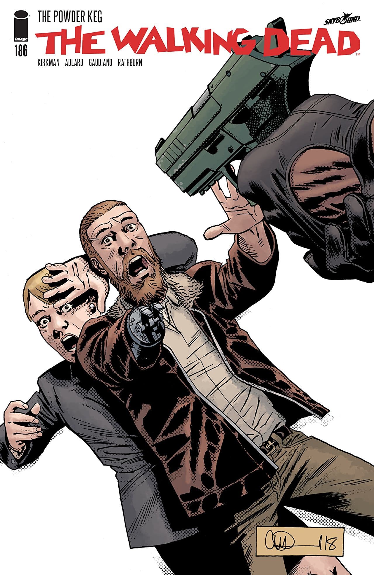 The Walking Dead #186 cover