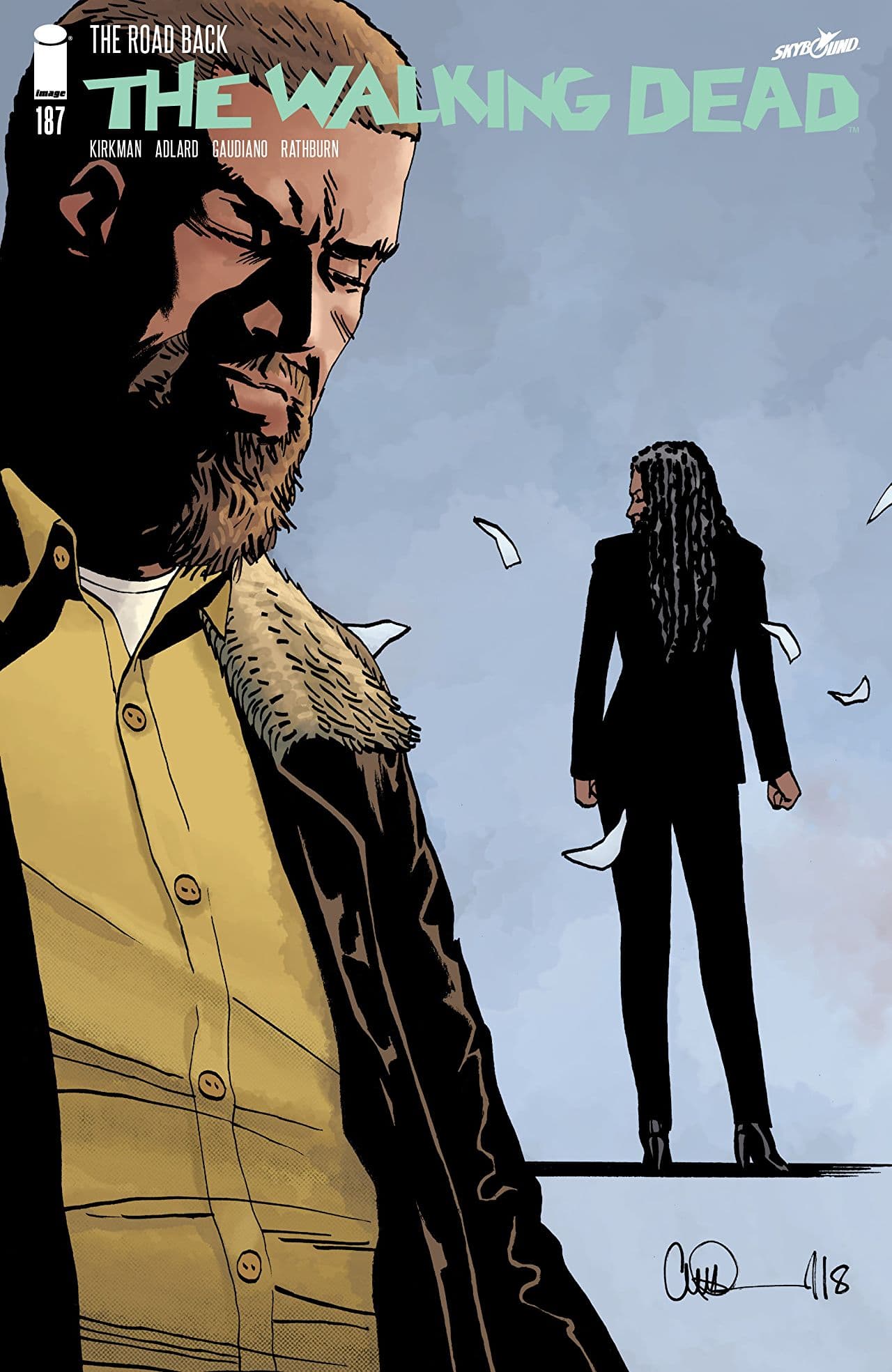 The Walking Dead #187 cover