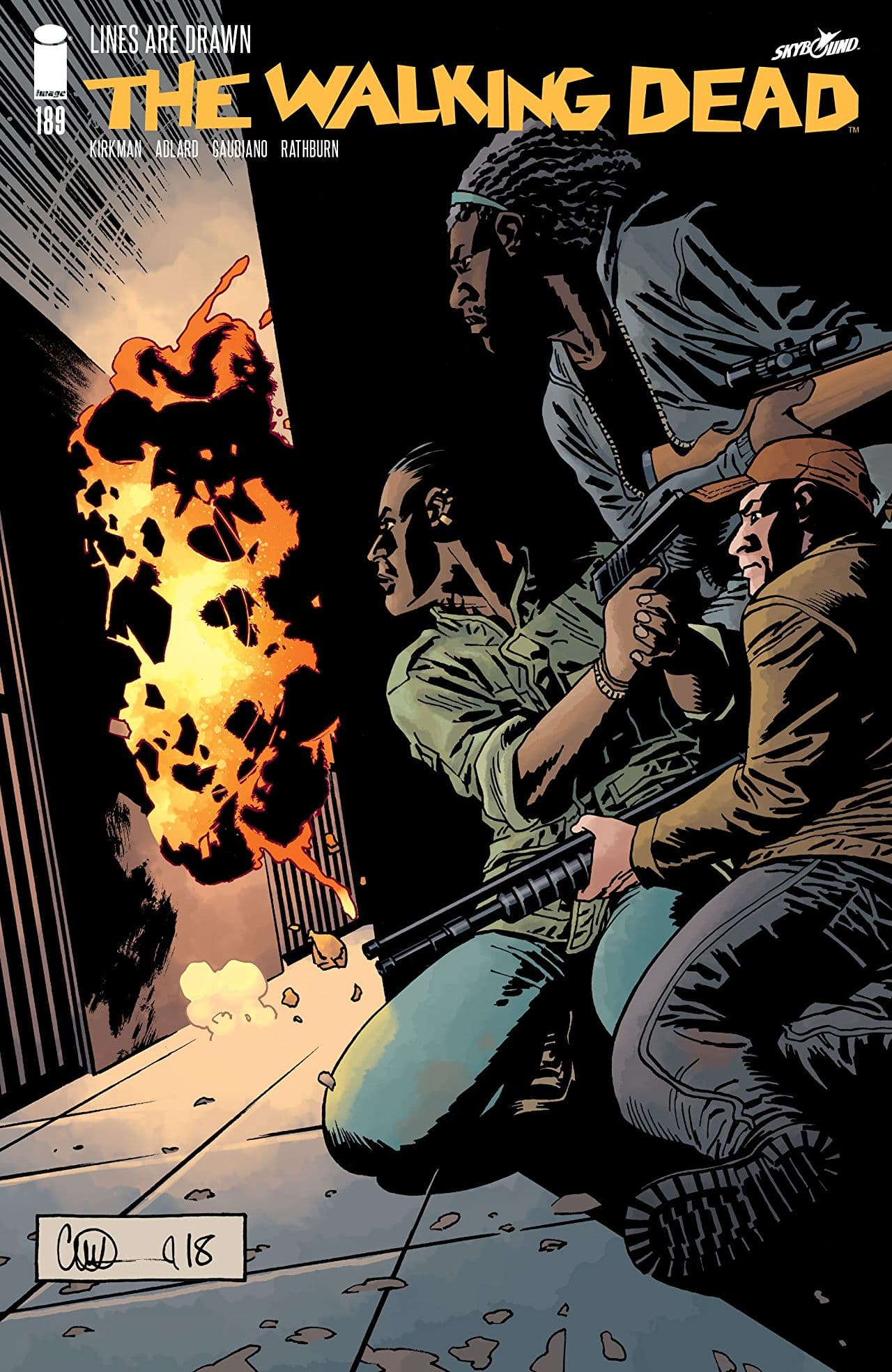 The Walking Dead #189 cover