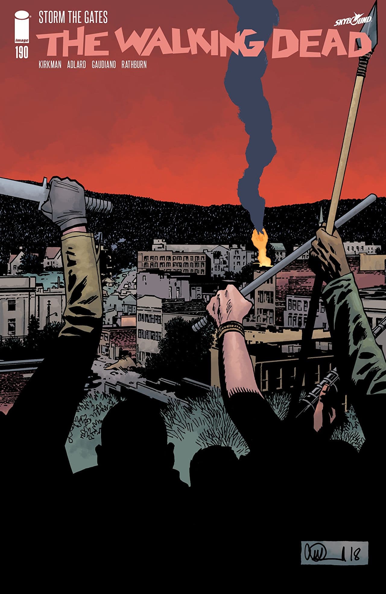 The Walking Dead #190 cover