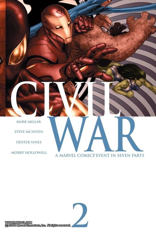 Civil War #2 cover