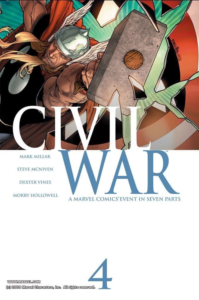 Civil War #4 cover