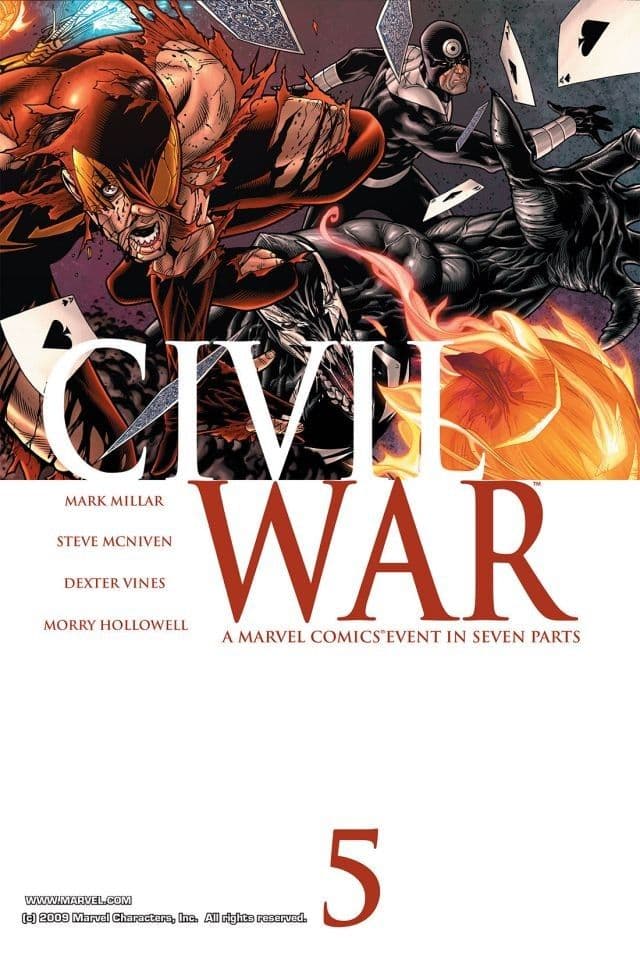Civil War #5 cover