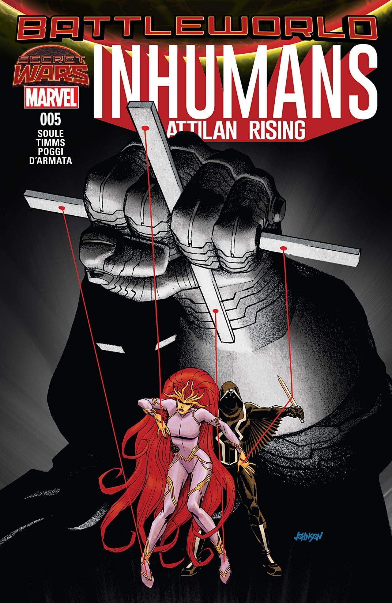Inhumans Attilan Rising #5 cover
