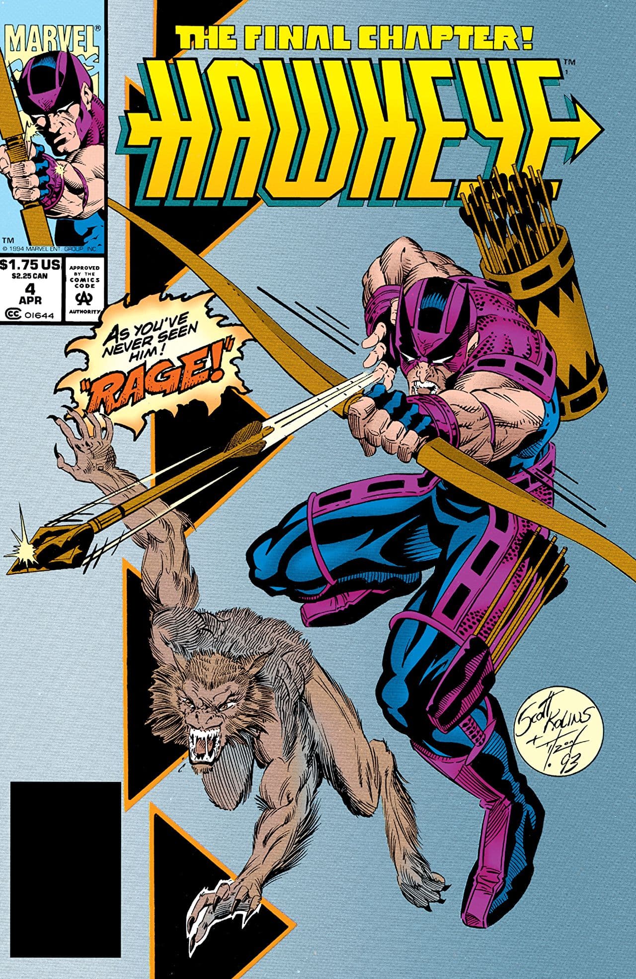 Hawkeye #4 cover
