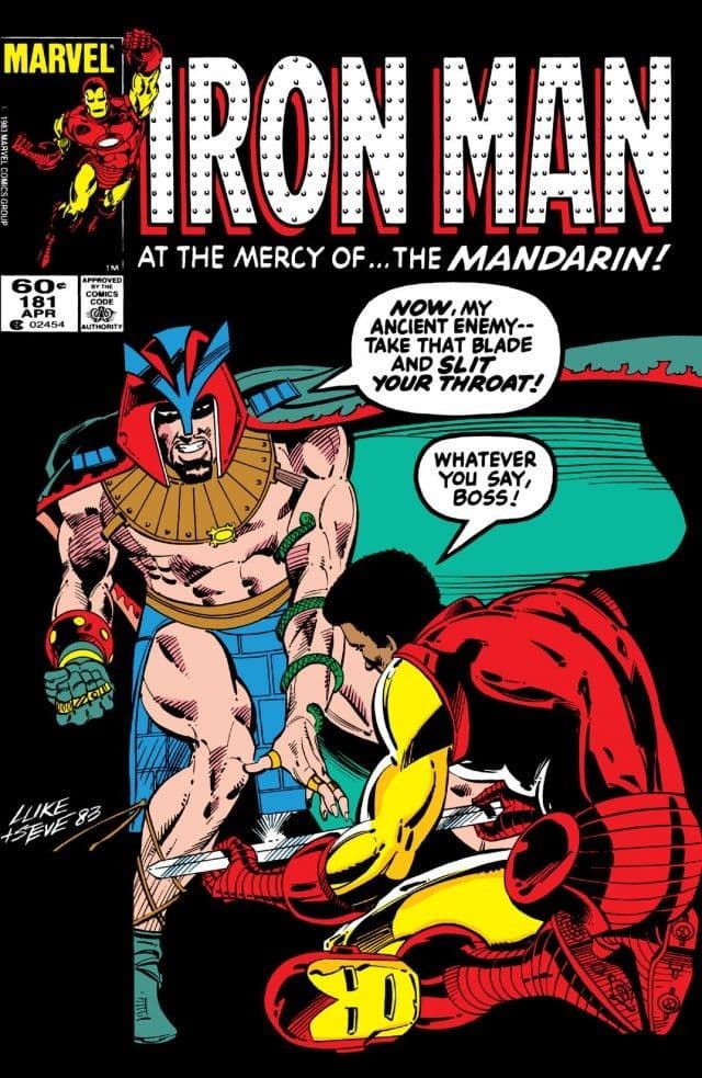 Iron Man #181 cover