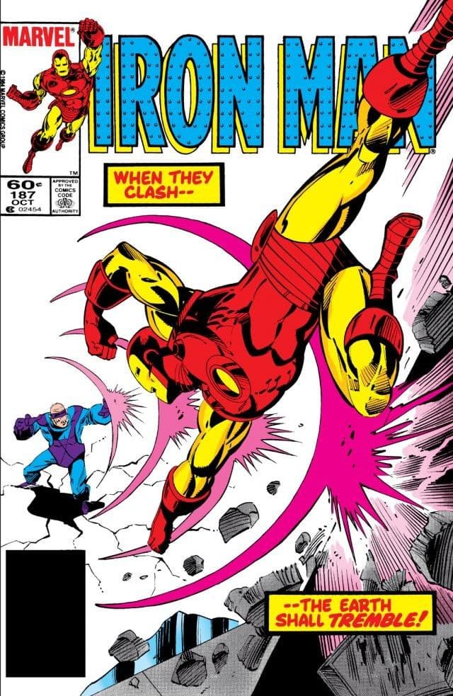 Iron Man #187 cover