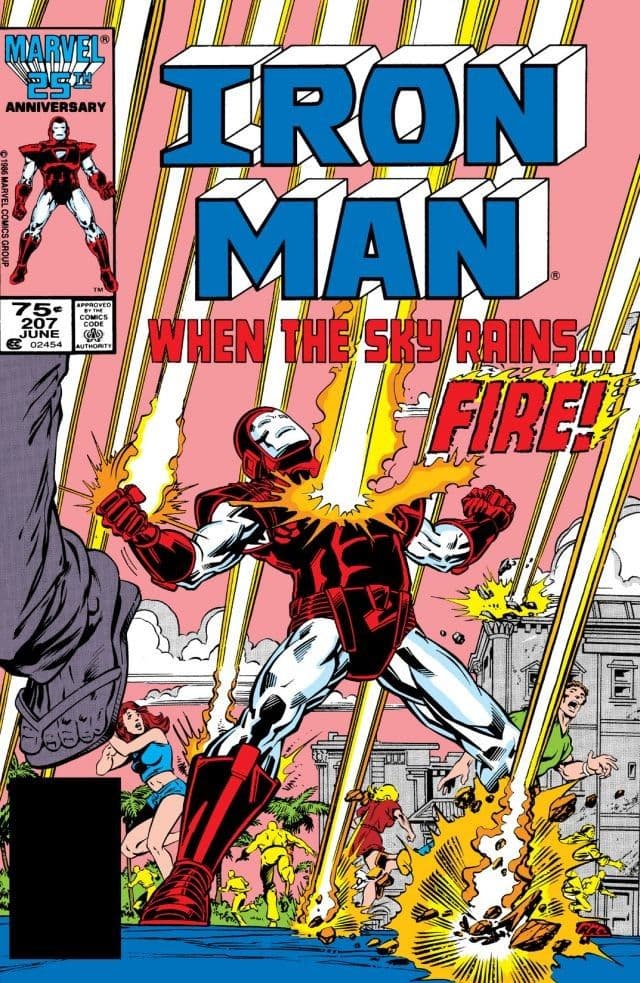 Iron Man #207 cover