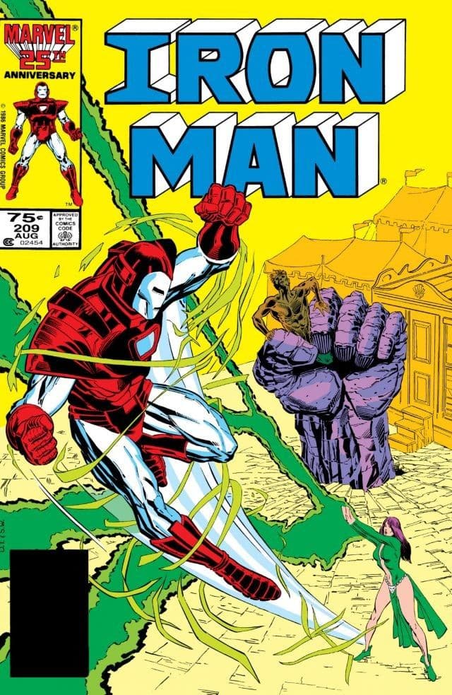 Iron Man #209 cover
