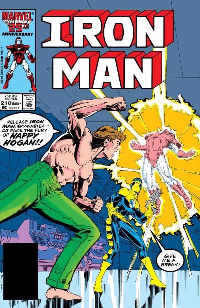 Iron Man #210 cover