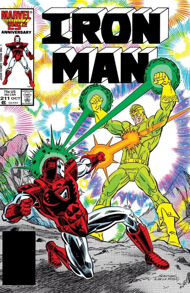 Iron Man #211 cover