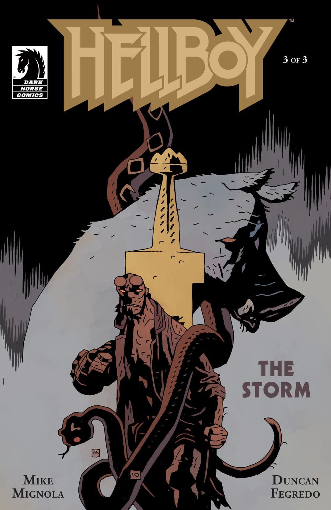 Hellboy: The Storm #3 cover