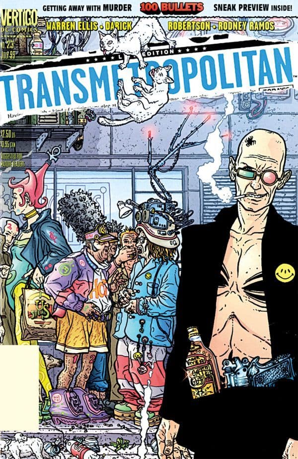 Transmetropolitan #23 cover