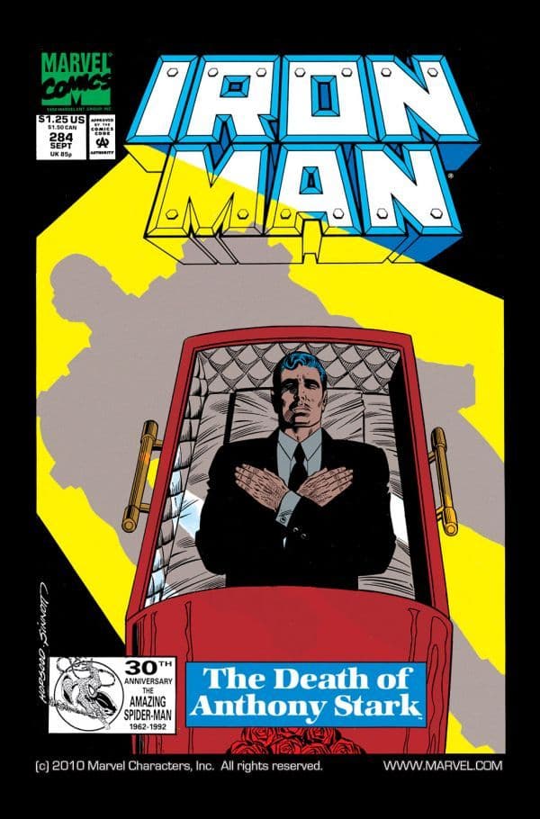 Iron Man #284 cover