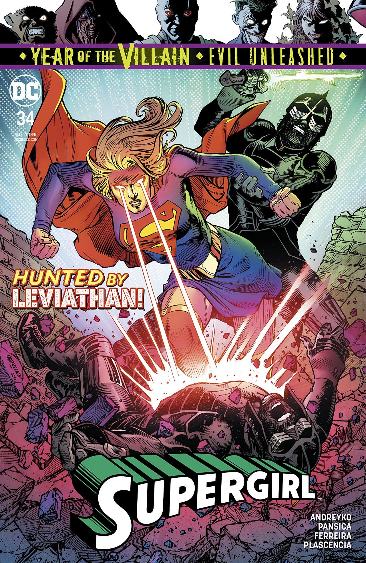 Supergirl #34 cover