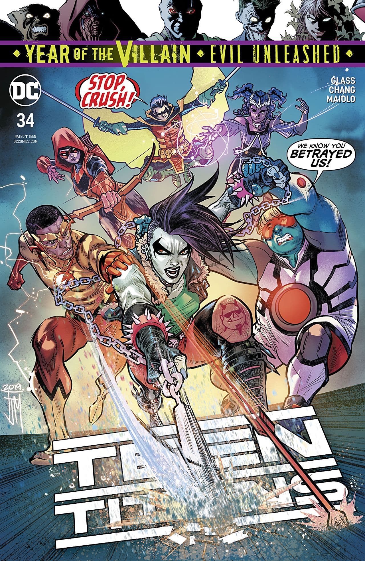 Teen Titans #34 cover