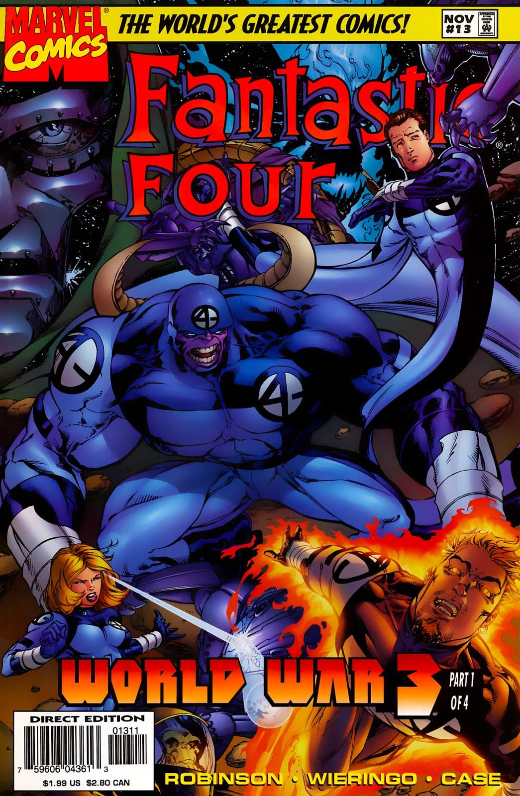Fantastic Four #13 cover