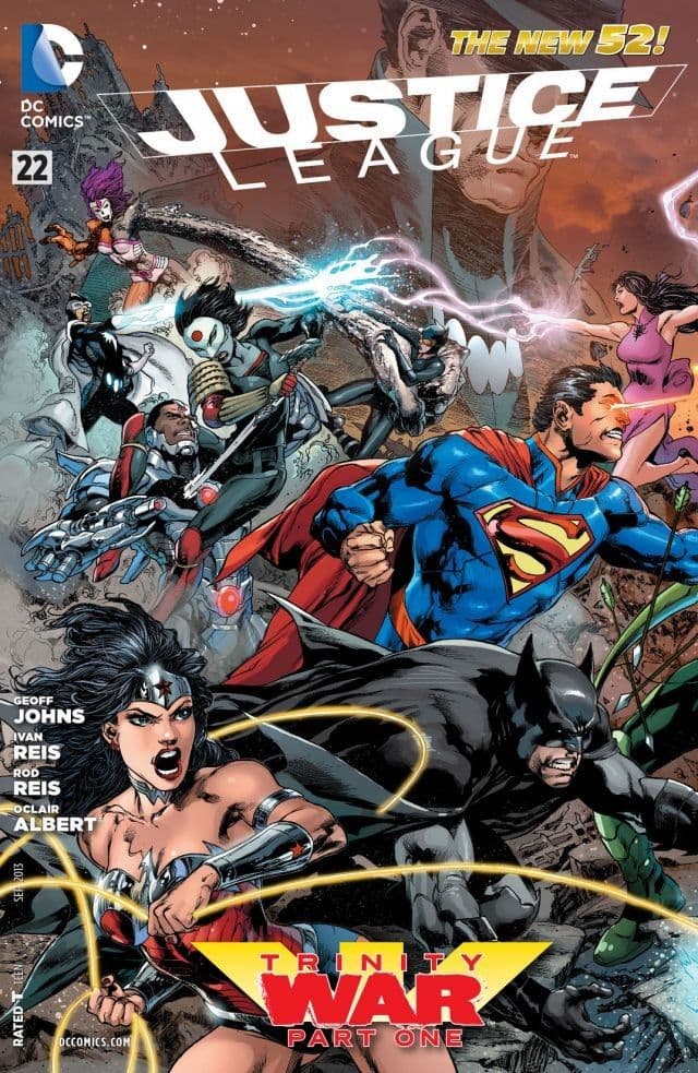 Justice League #22 cover