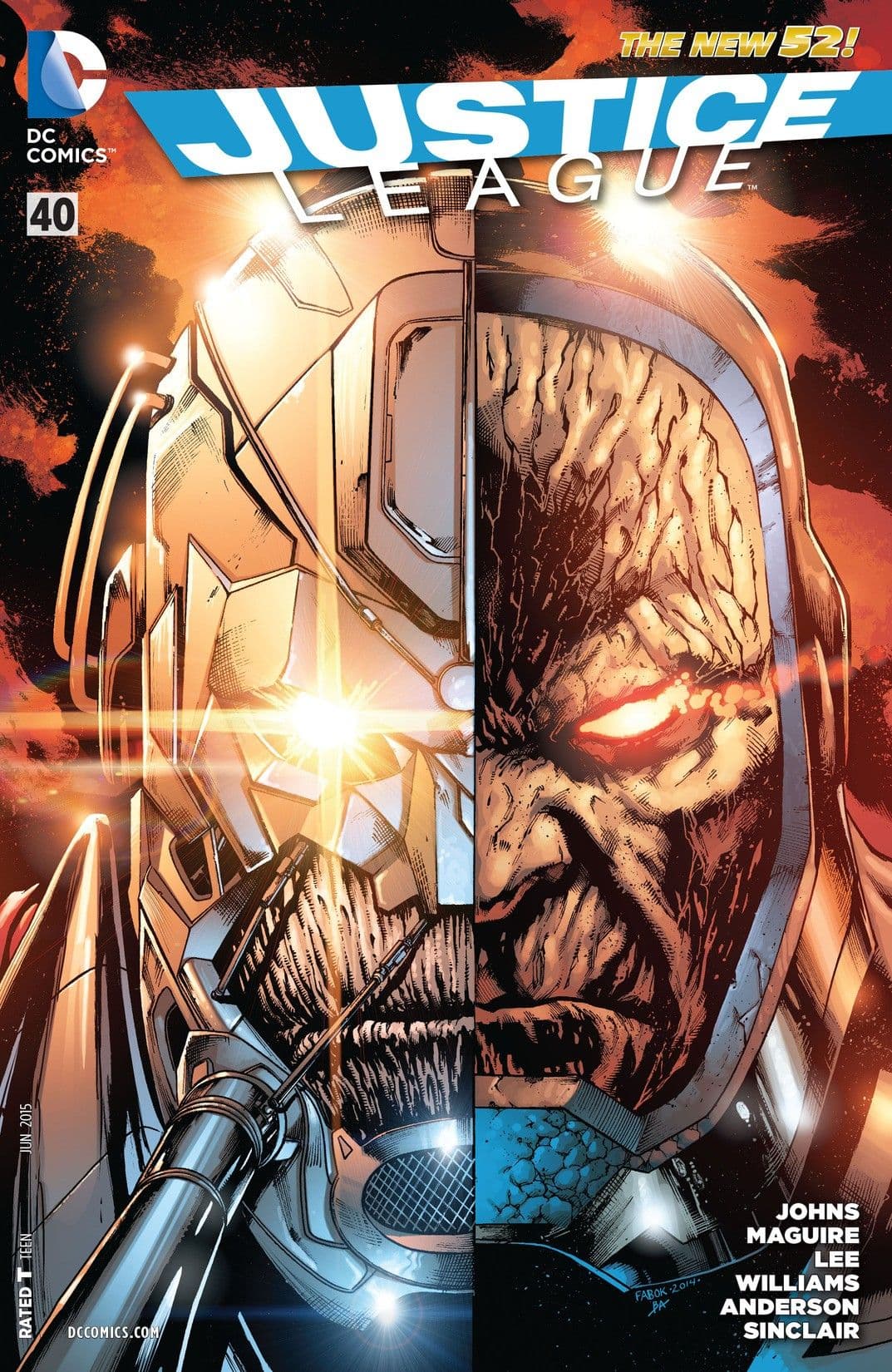 Justice League #40 cover