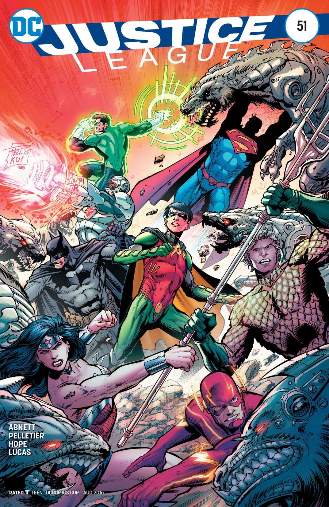 Justice League #51 cover