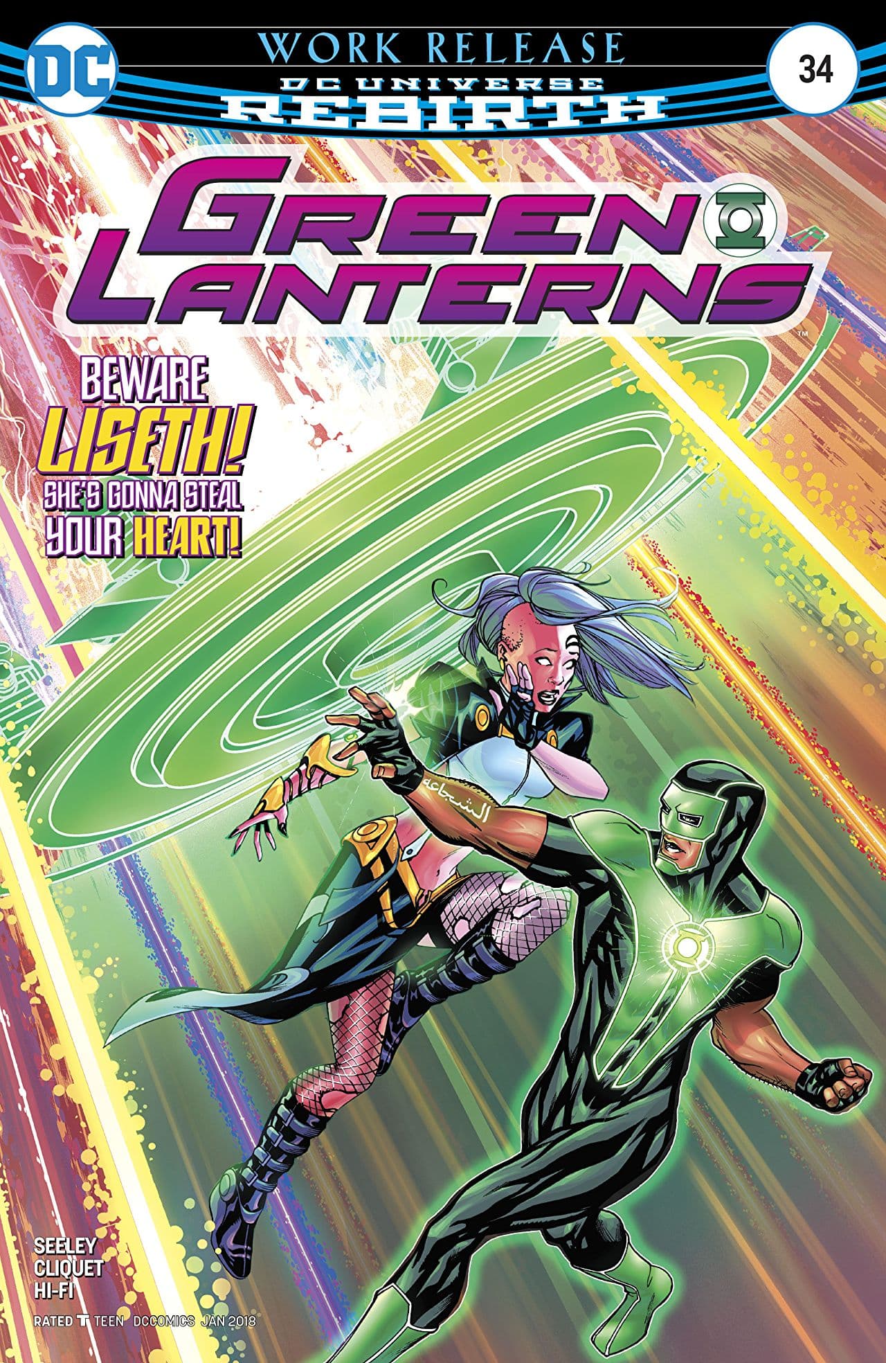 Green Lanterns #34 cover