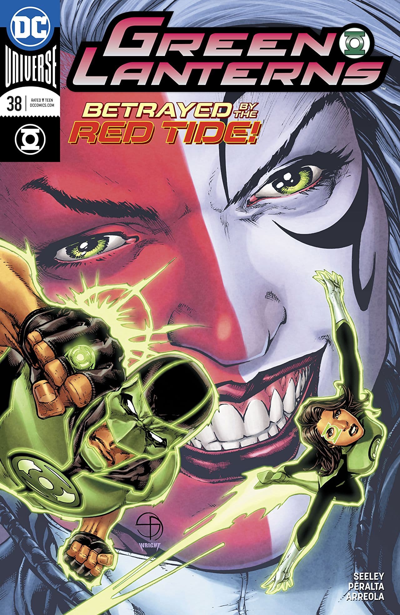 Green Lanterns #38 cover