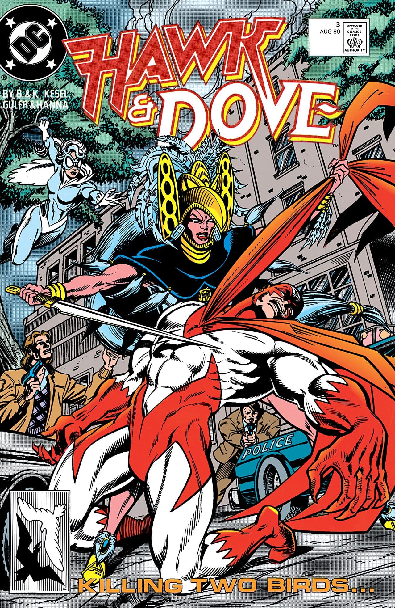 Hawk and Dove #3 cover