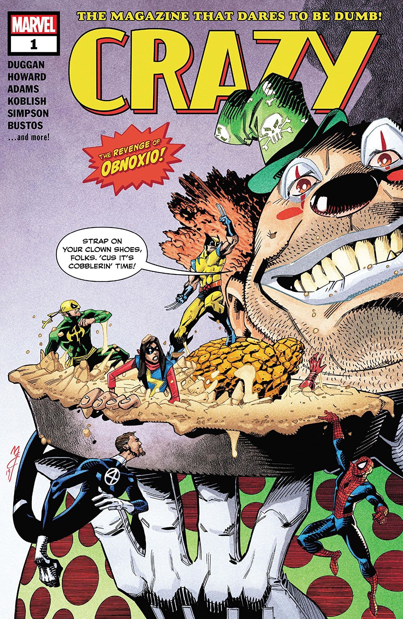 Crazy cover — © Marvel Comics