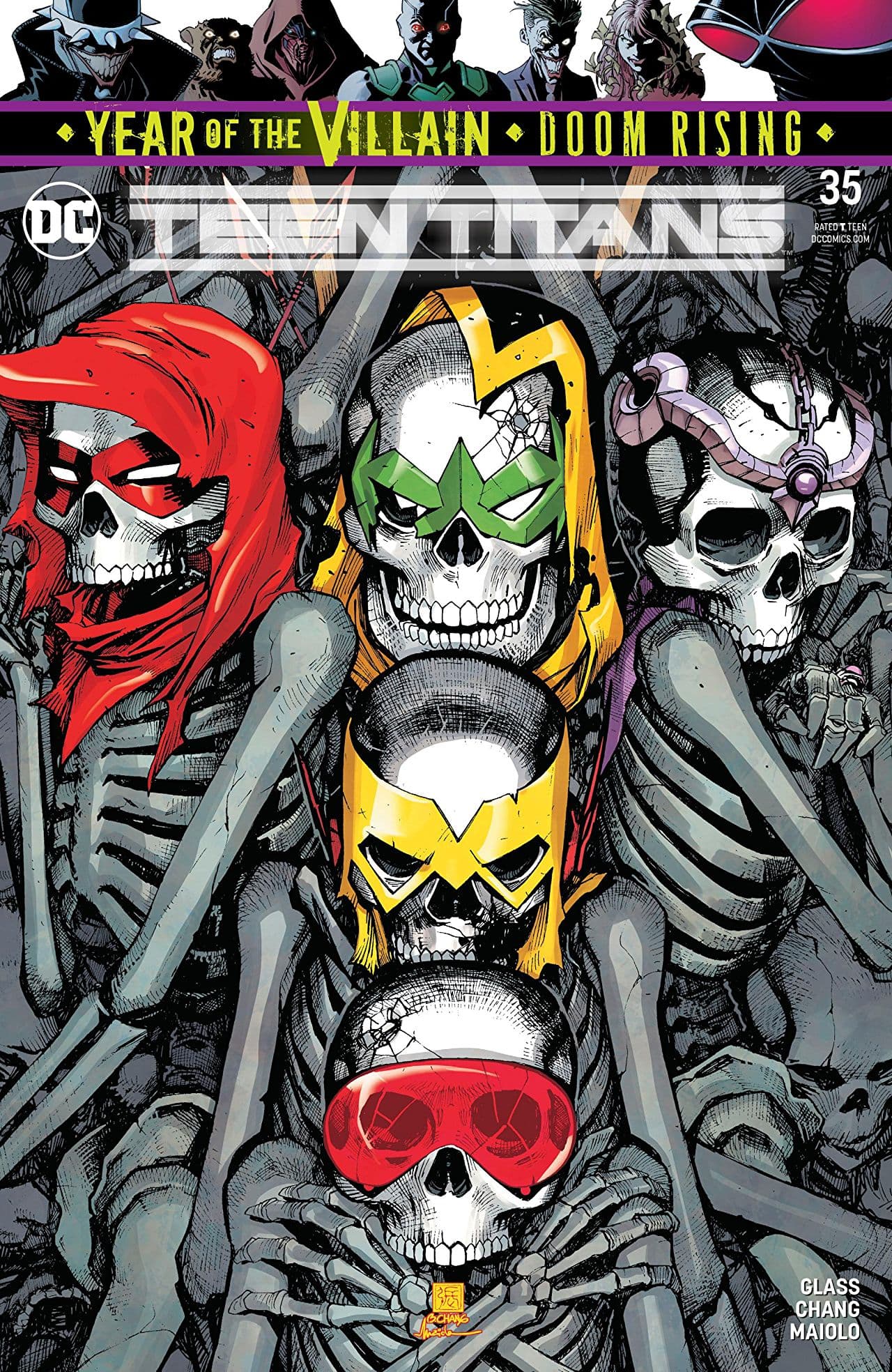 Teen Titans #35 cover