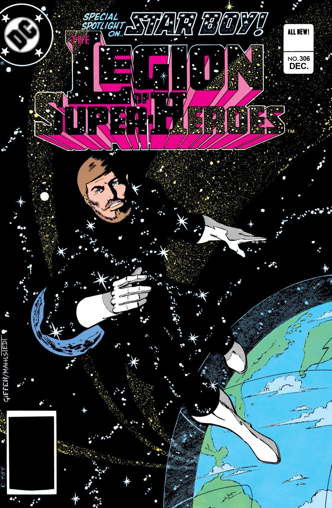 The Legion of Super-Heroes #306 cover
