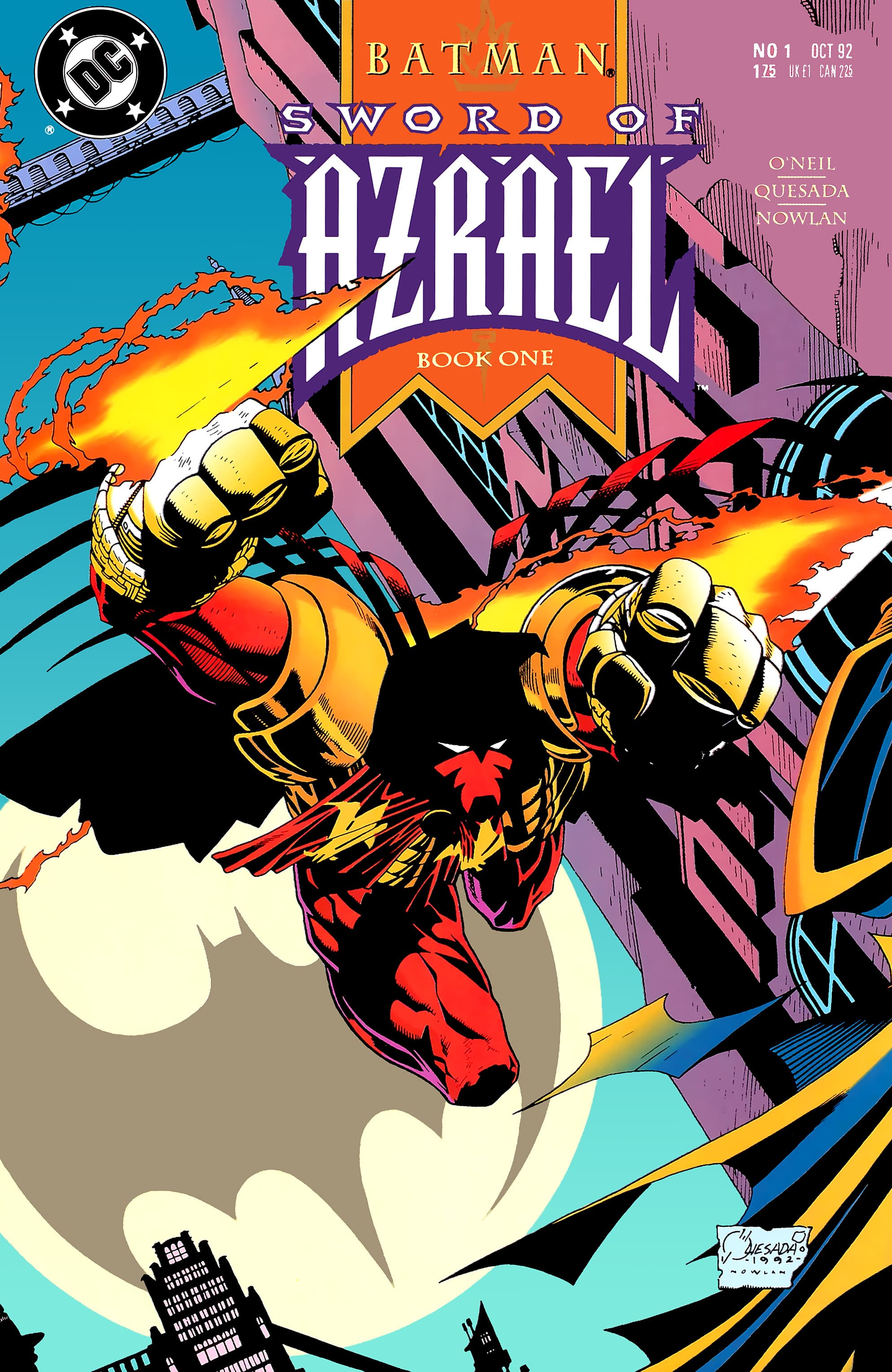 Batman: Sword of Azrael #1 cover