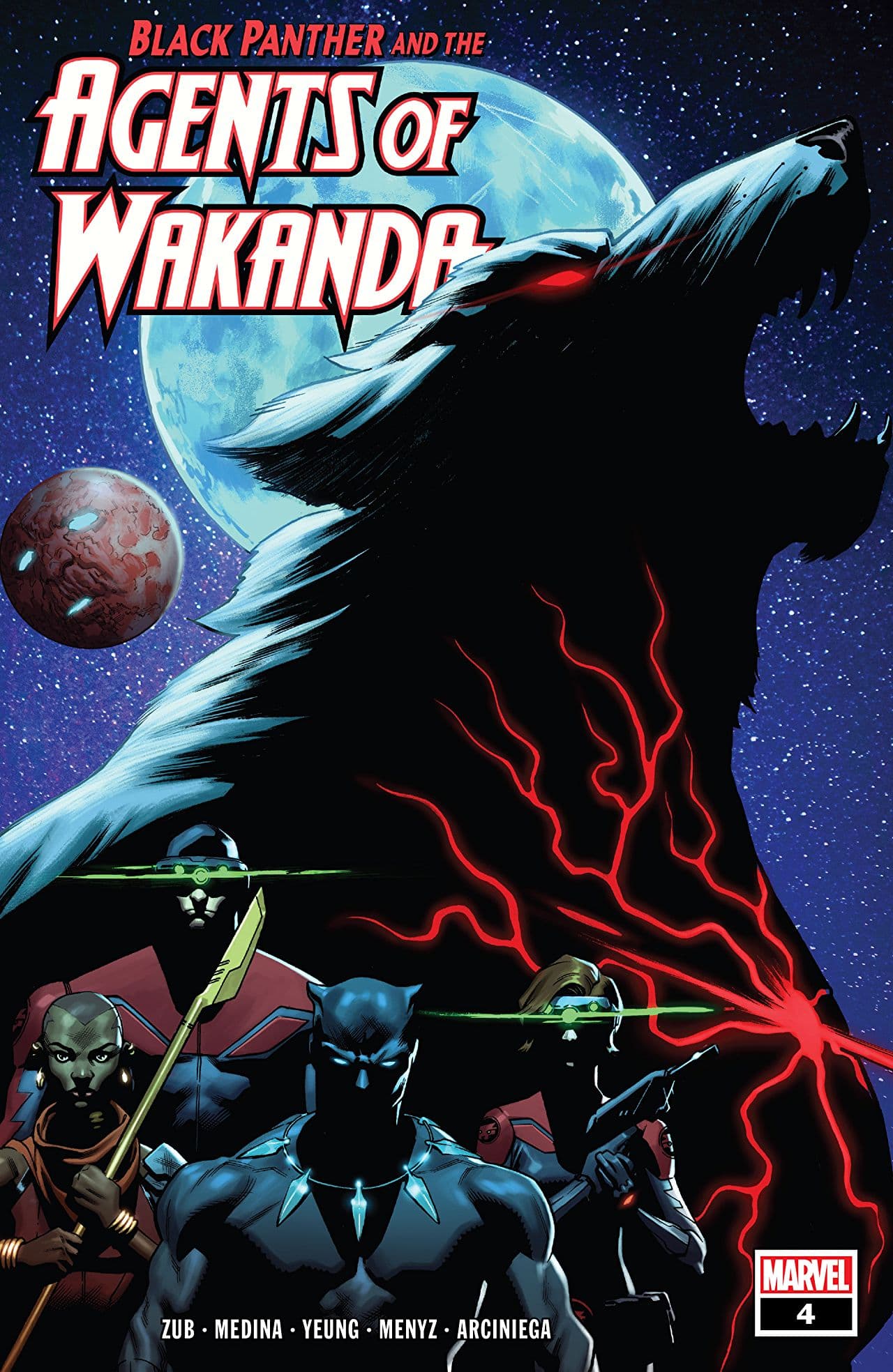 Black Panther and the Agents of Wakanda #4 cover