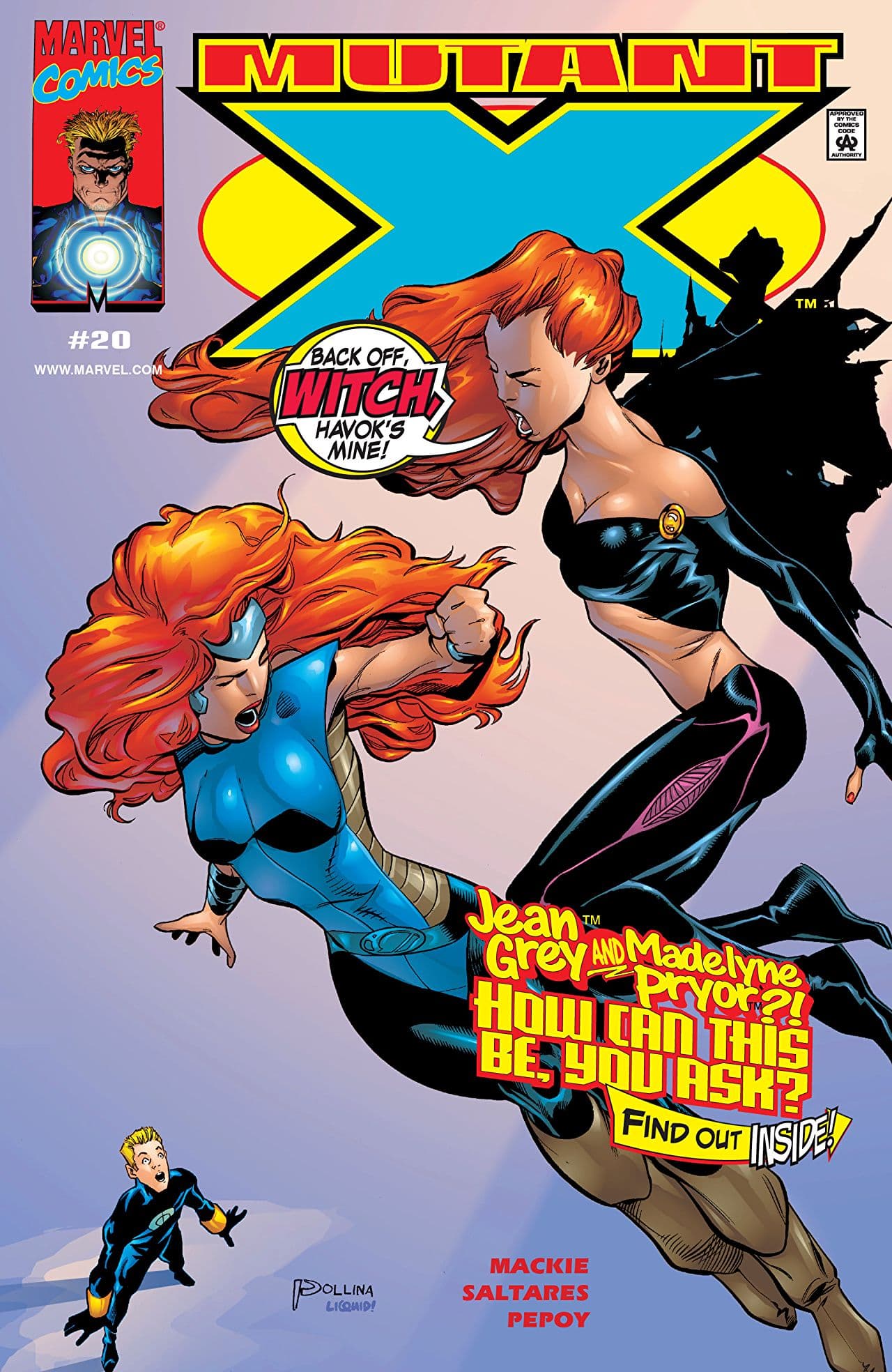 Mutant X #20 cover