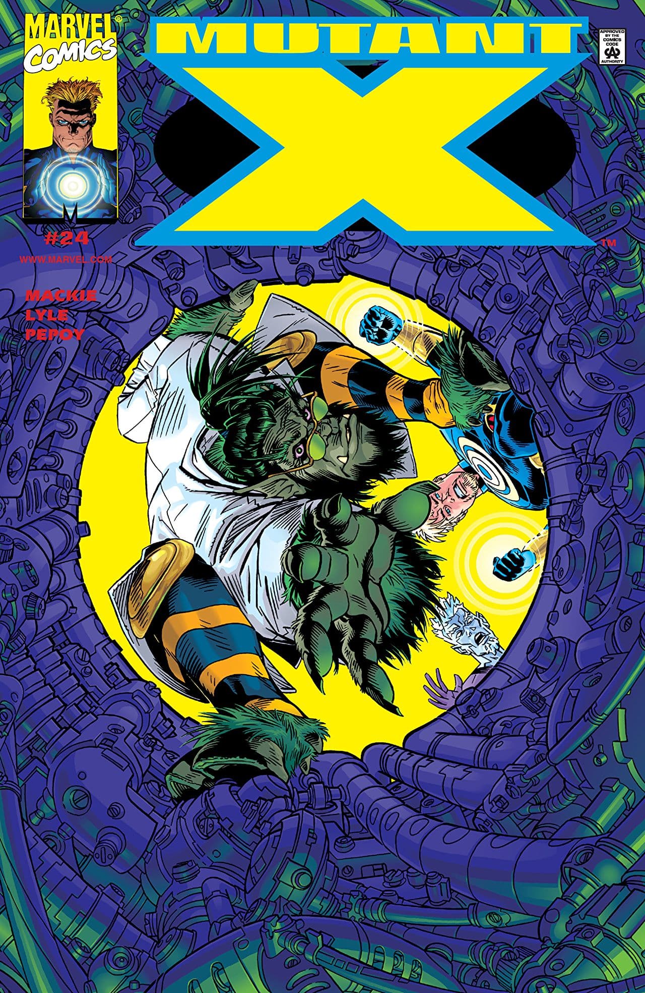 Mutant X #24 cover