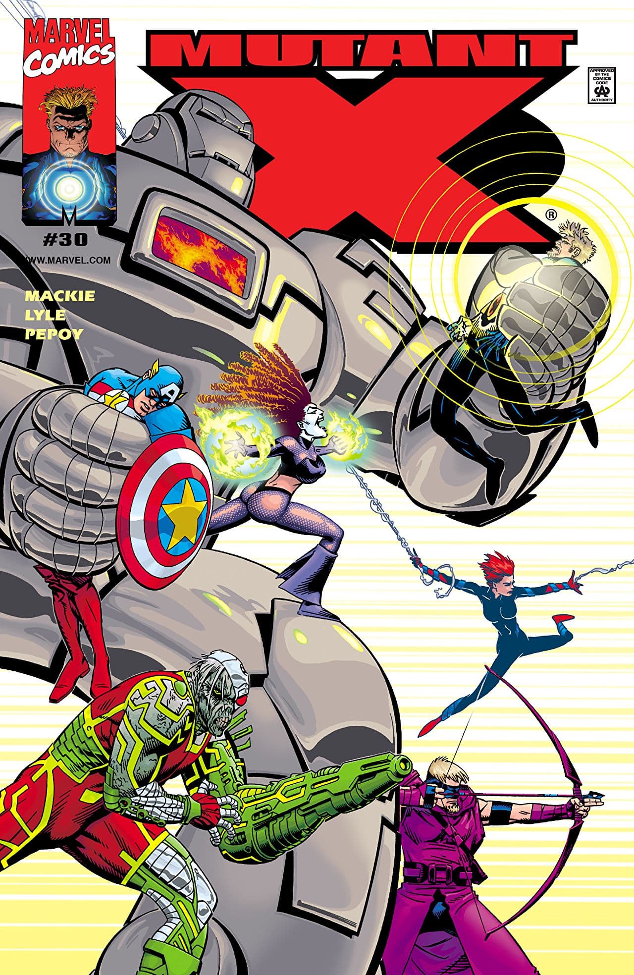 Mutant X #30 cover