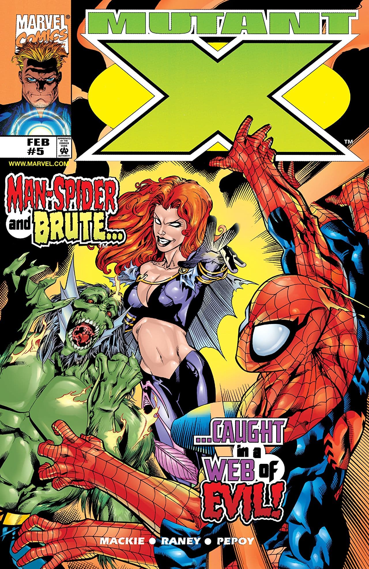 Mutant X #5 cover