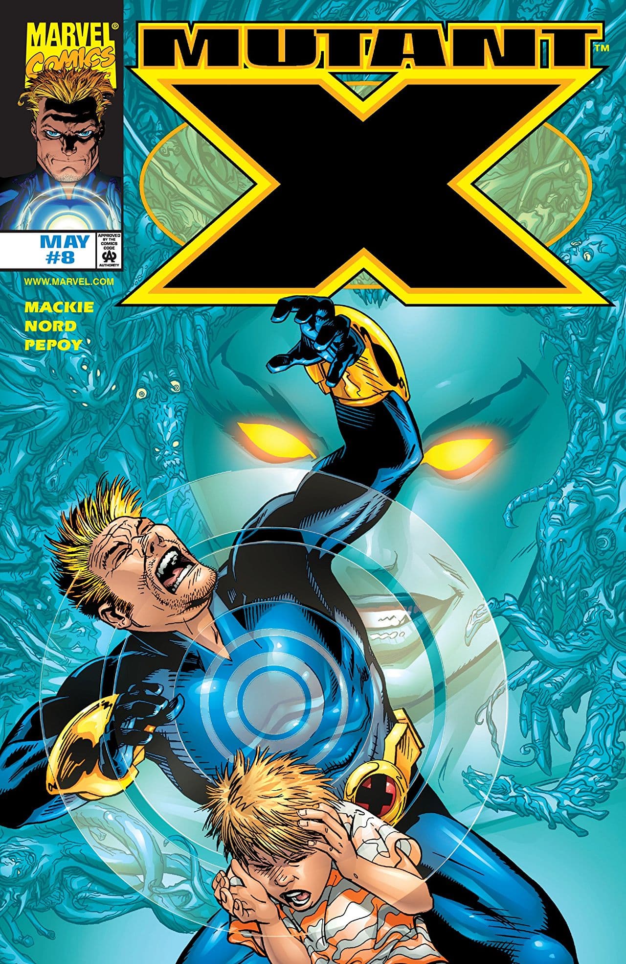 Mutant X #8 cover
