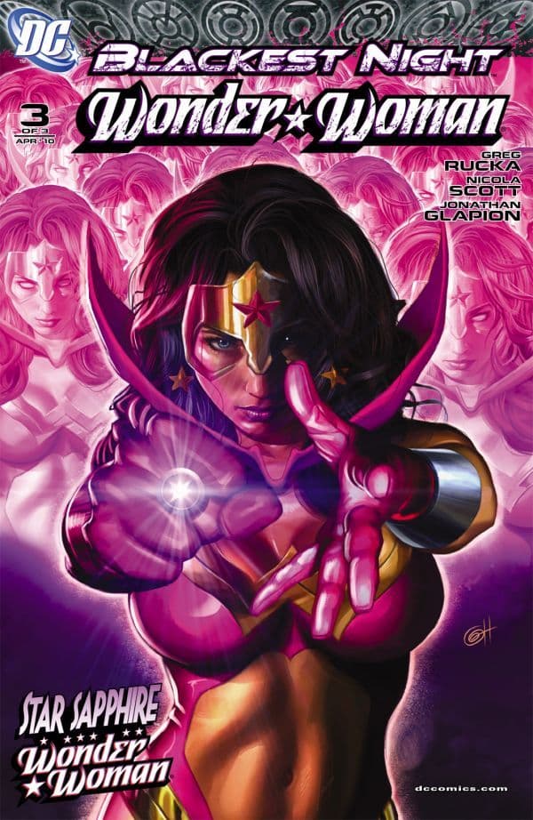 Blackest Night: Wonder Woman #3 cover