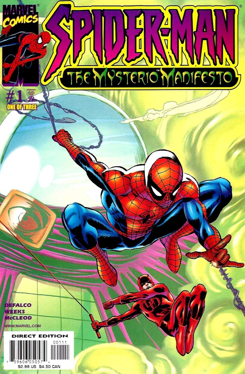Spider-Man and Mysterio #1 cover