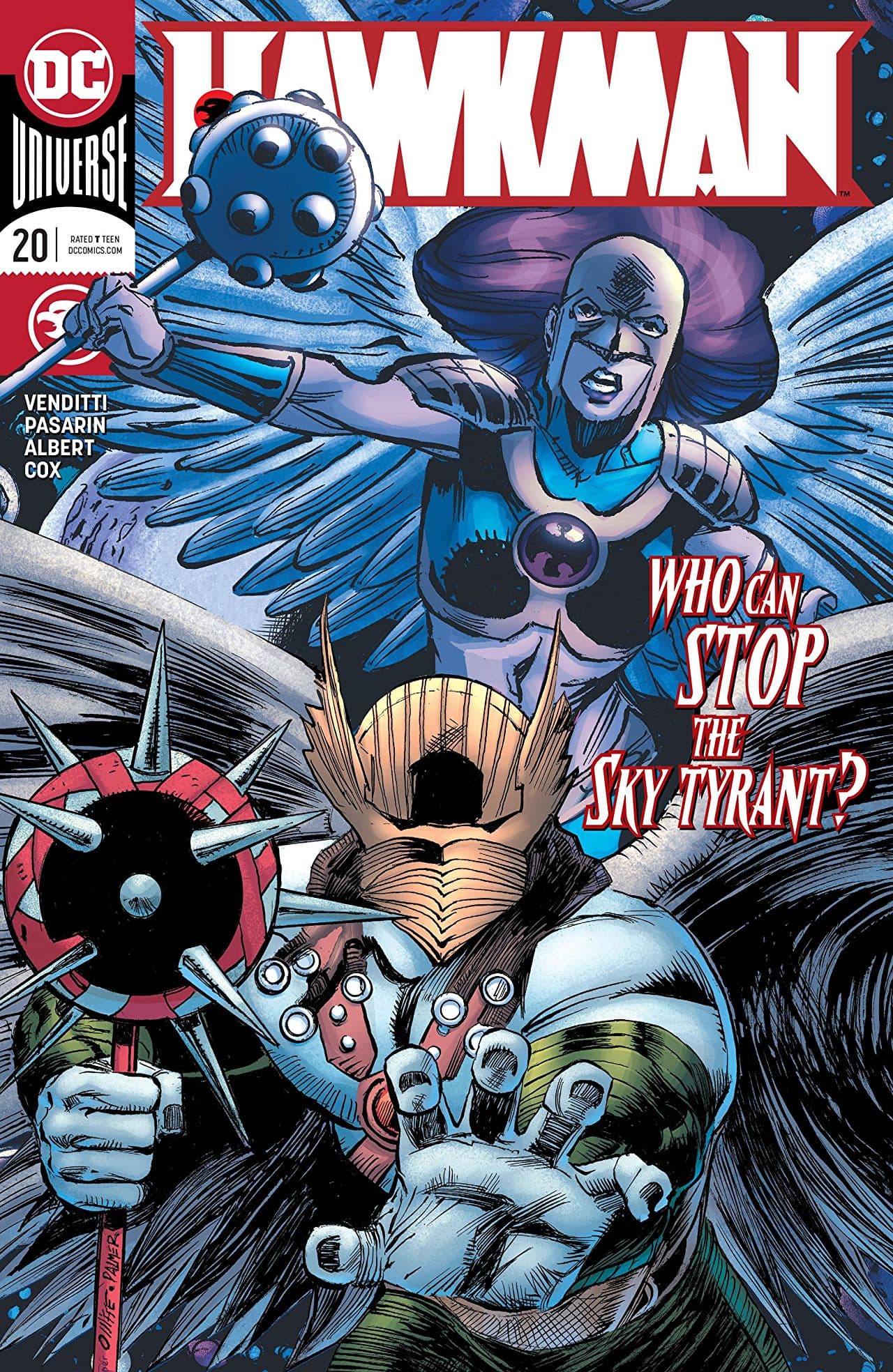 Hawkman #20 cover