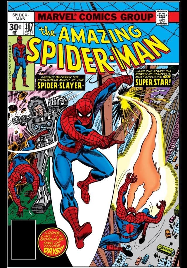 The Amazing Spider-Man #167 cover