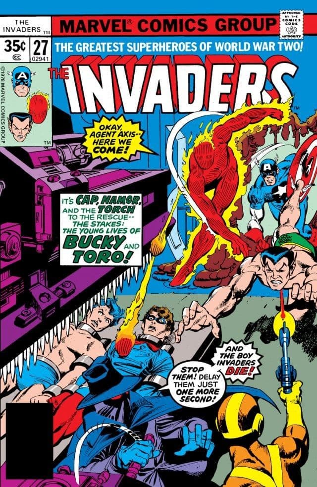 The Invaders #27 cover