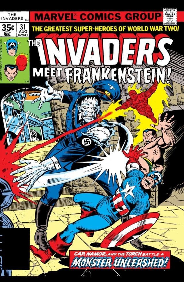 The Invaders #31 cover